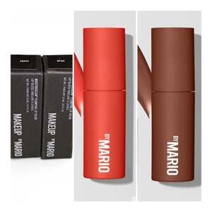 2 X Makeup By Mario MOISTUREGLOW™ PLUMPING LIP COLOR in SPICE AND POPPY